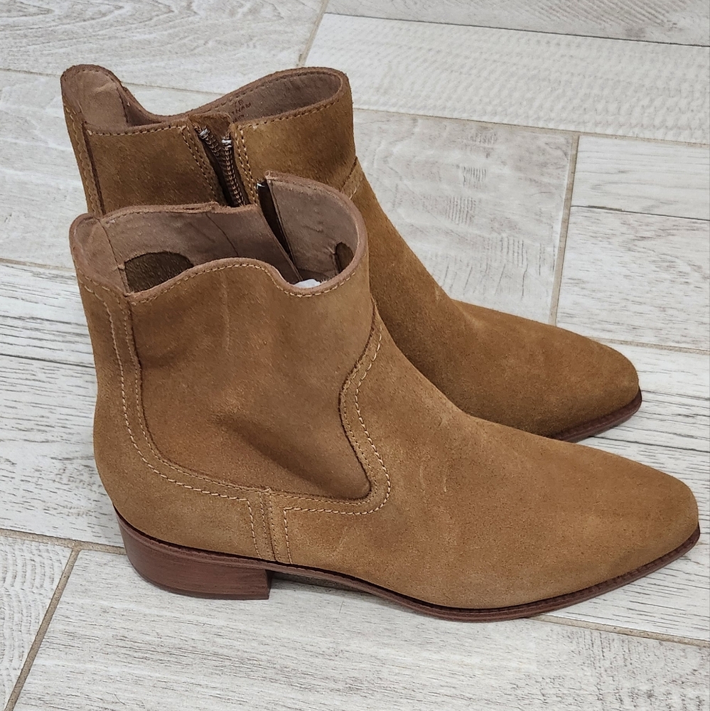 NWOT Cole Haan Brown Suede Booties (offers welcomed)